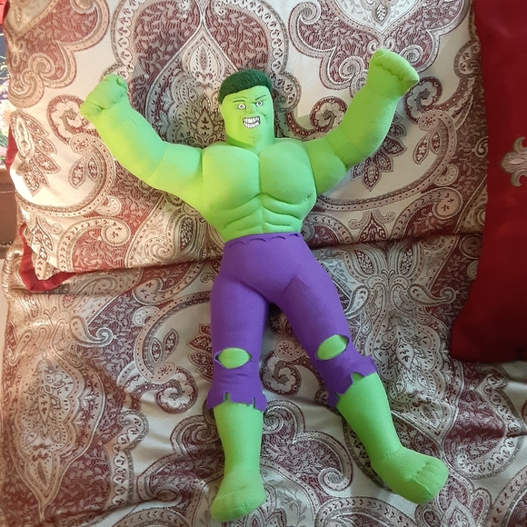 Incredible Hulk action stuffed figure bear - Picture 6 of 11